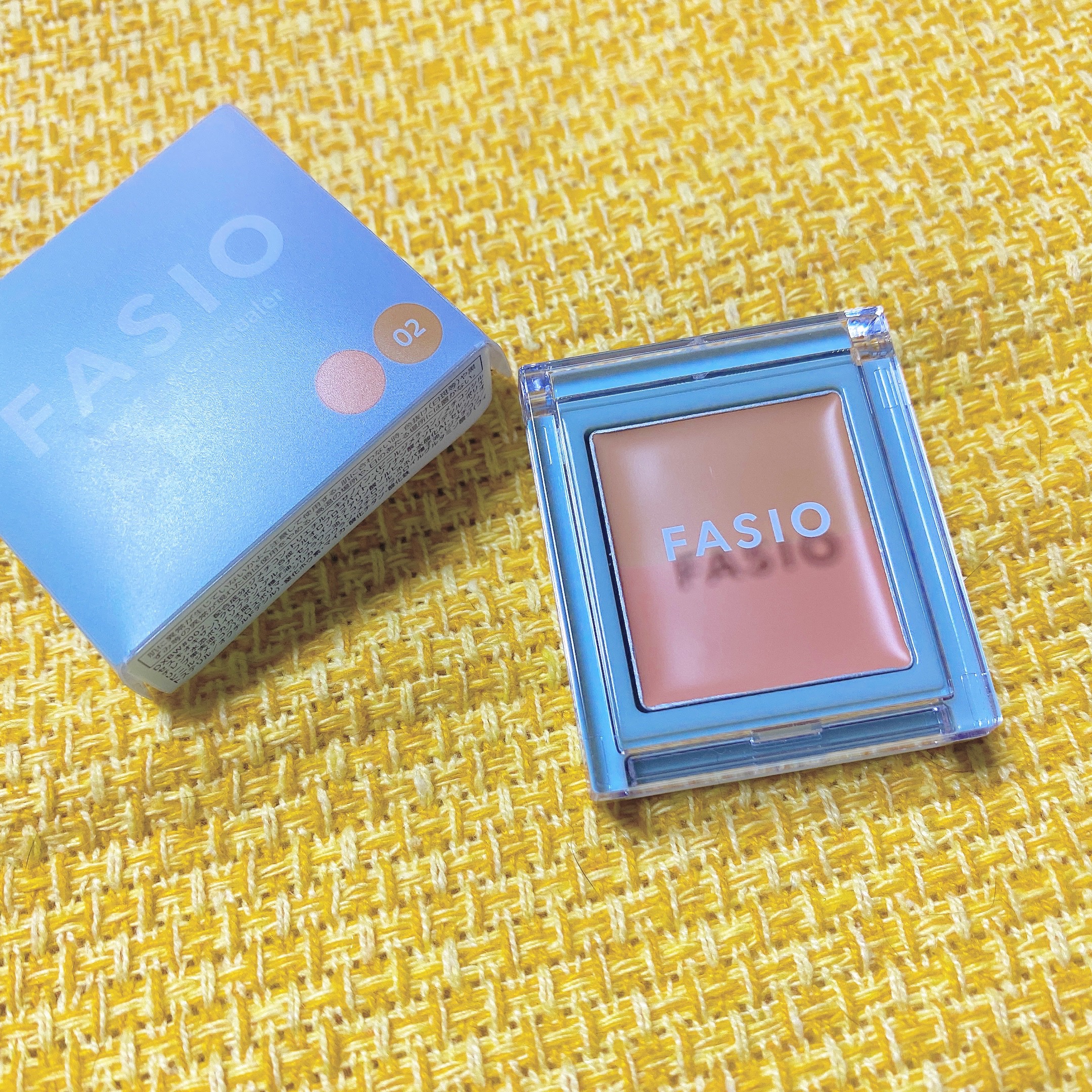 エアリーステイ コンシーラー 02 ベージュ・オレンジベージュ/FASIO/パレットコンシーラーを使ったクチコミ（1枚目）