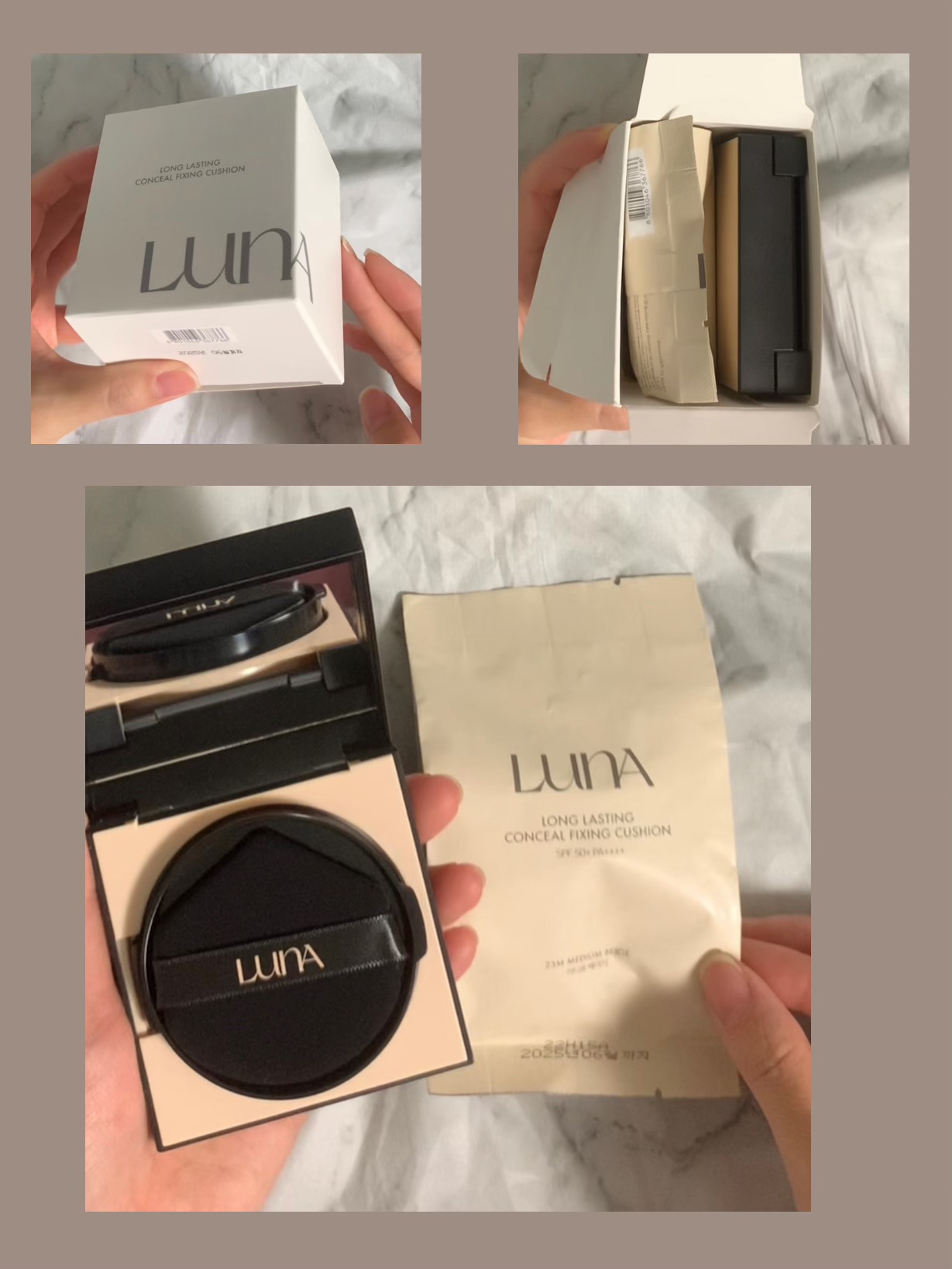  ロングラスティングコンシールフィクシングクッション /LUNA/クッションファンデーションを使ったクチコミ（2枚目）