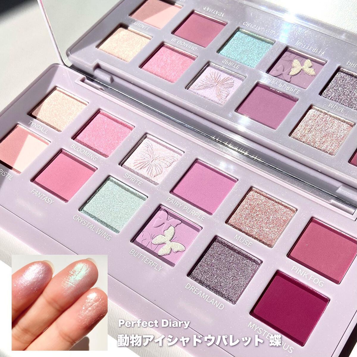 限定アイシャドウパレット】エクスプローラ12色 動物アイシャドウ