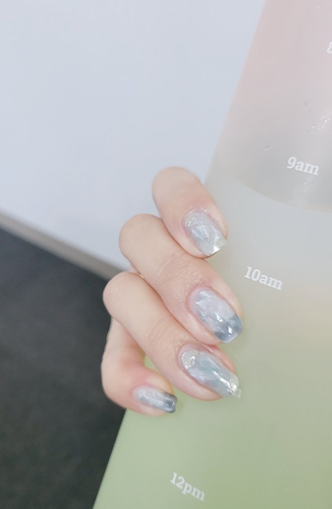 inbity シルクマグネットジェル 8 アッシュグレー/Petit Price/ジェルネイルを使ったクチコミ（3枚目）