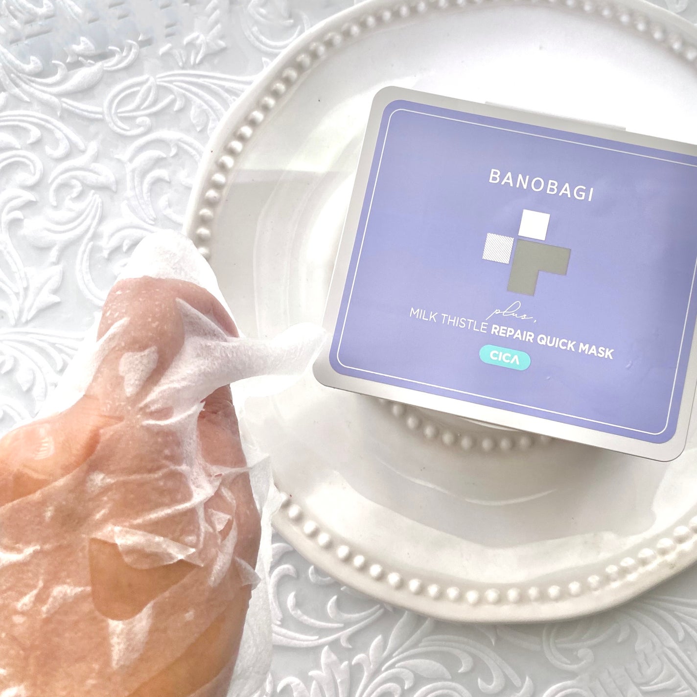 ミルクシスルリペアシカクイックマスクプラス/BANOBAGI/シートマスク・パックを使ったクチコミ(6枚目)