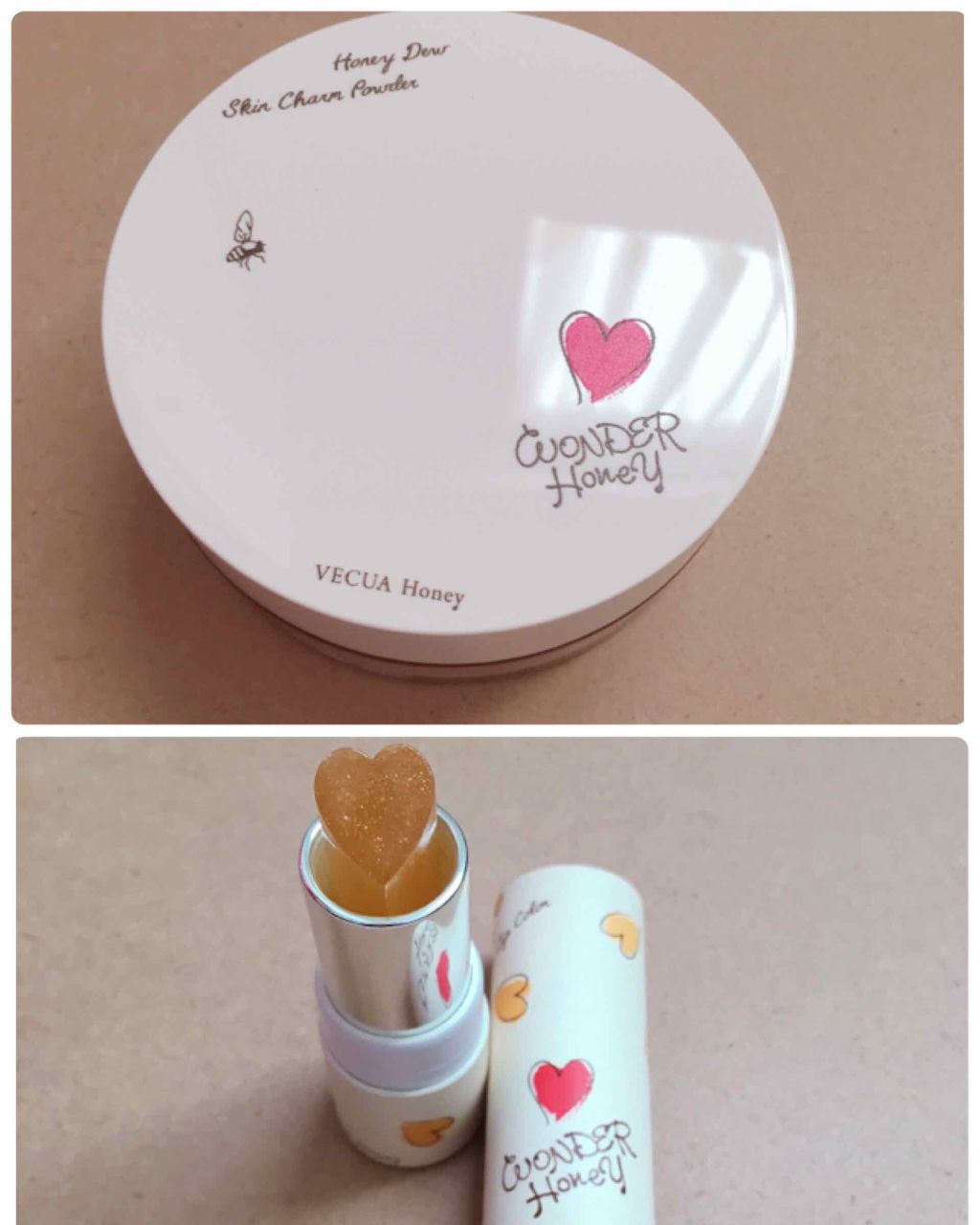 ワンダーハニー 恋するハートリップ/VECUA Honey/口紅を使ったクチコミ（1枚目）