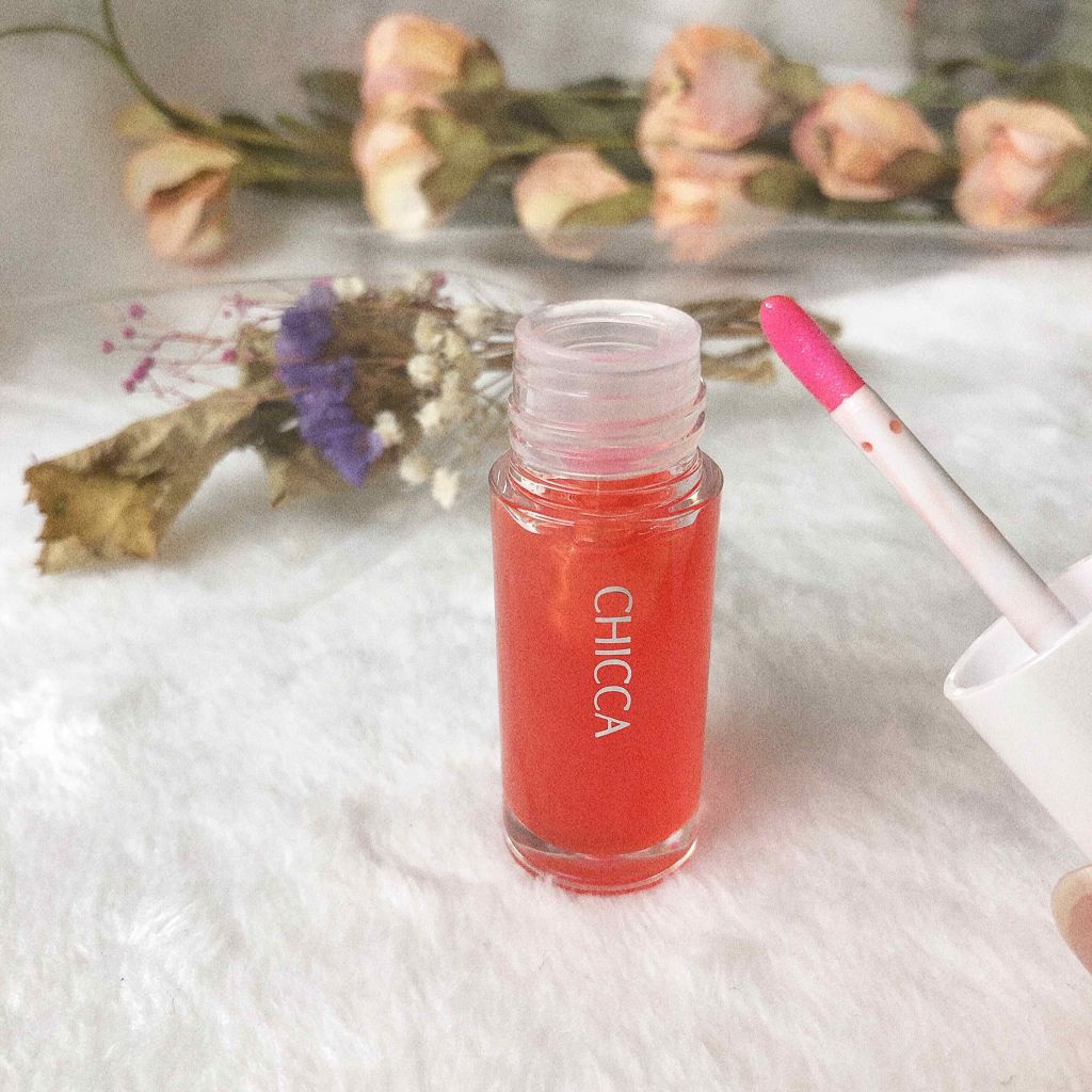 メスメリック ウェットリップオイル/CHICCA/リップグロスを使ったクチコミ(1枚目)
