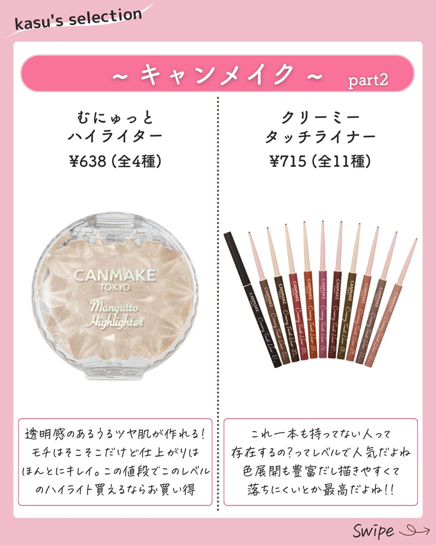 kasu__cosme on LIPS 「【とりあえず買って✨プチプラ名品】*…*…*…*…*…*…*…..」(3枚目)