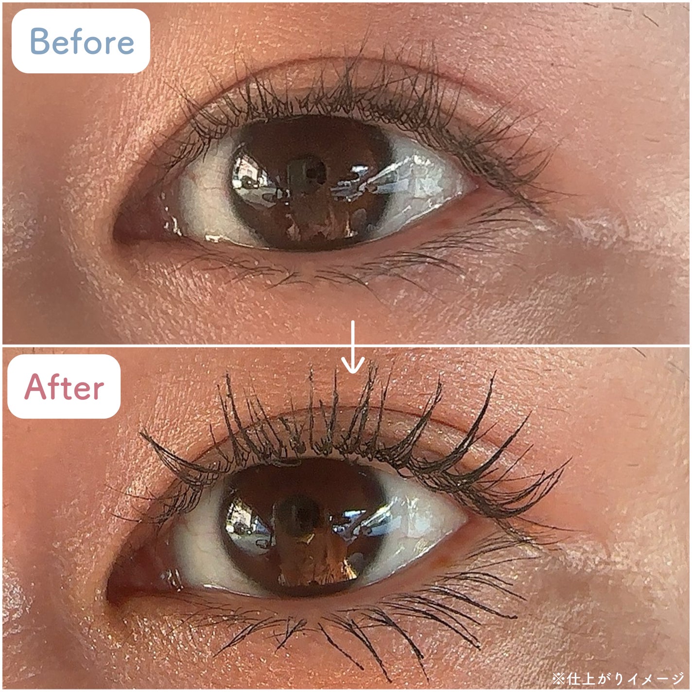 メタルックマスカラ/キャンメイク/マスカラを使ったクチコミ(4枚目)