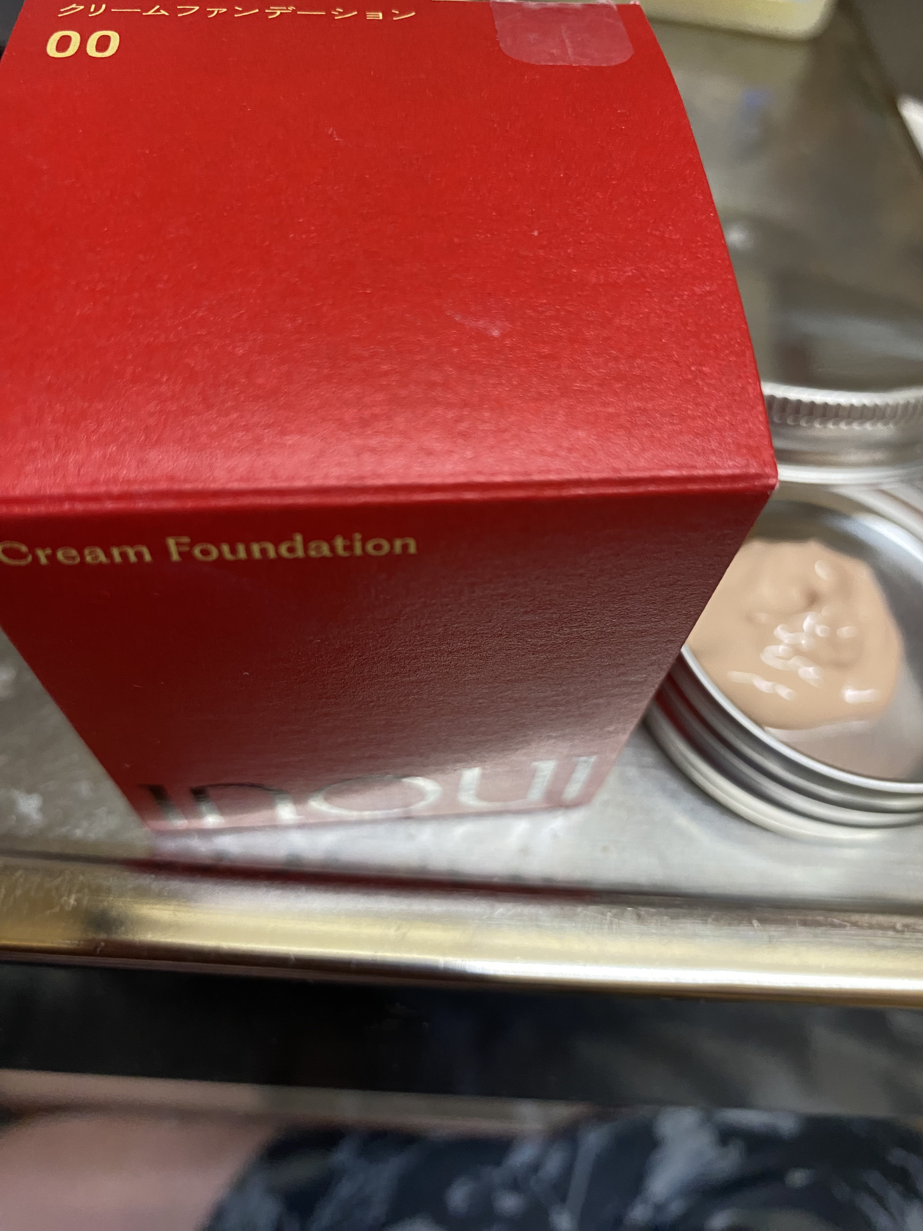 クリームファンデーション 00/INOUI/クリーム・エマルジョンファンデーションを使ったクチコミ（2枚目）