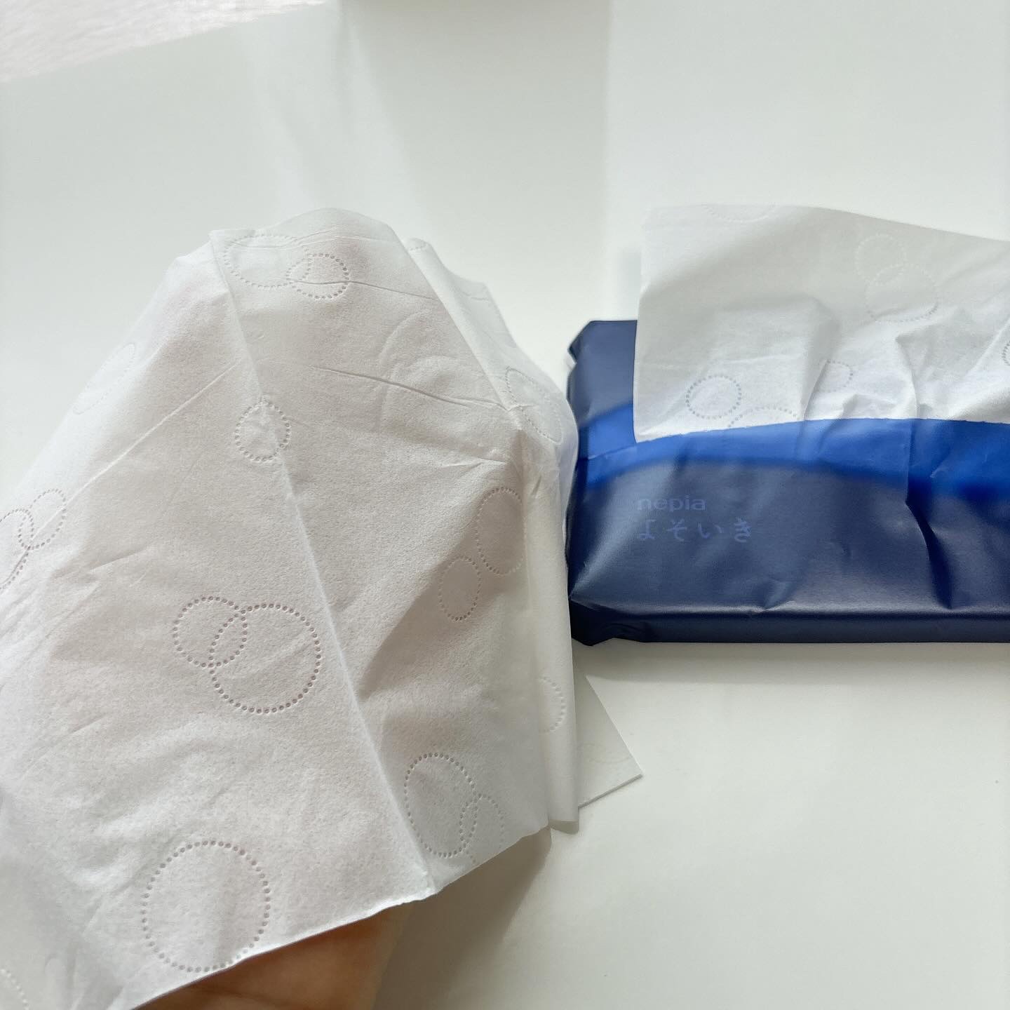 よそいき保湿ティシュ/ネピア/ティッシュを使ったクチコミ（2枚目）