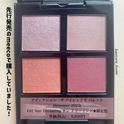 アディクション ザ アイシャドウ パレット/ADDICTION/アイシャドウパレットを使ったクチコミ(2枚目)