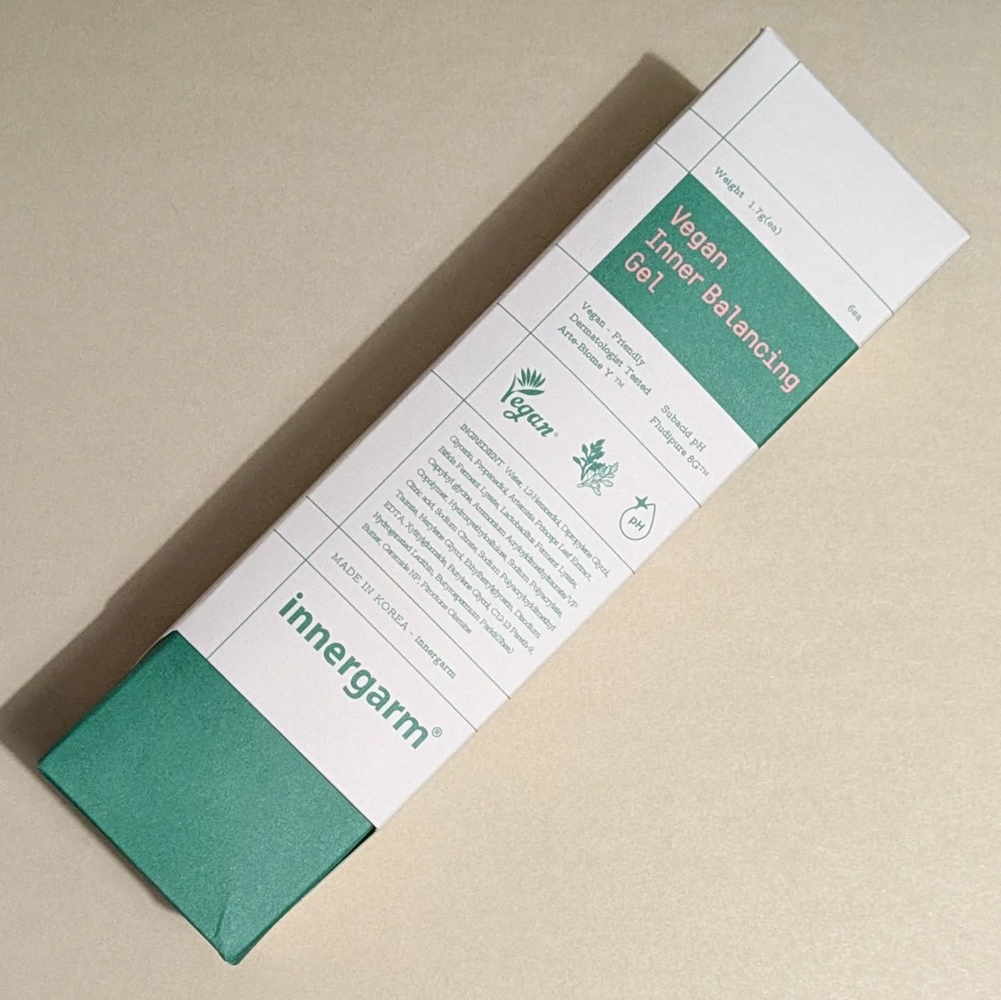 ビーガン インナーバランシングジェル/インナーガム/その他生理用品を使ったクチコミ（1枚目）