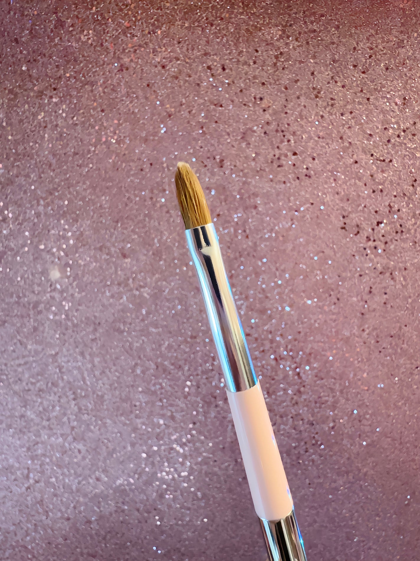 メイクブラシ S 熊野筆 《リップ用》/WHOMEE/メイクブラシを使ったクチコミ(4枚目)