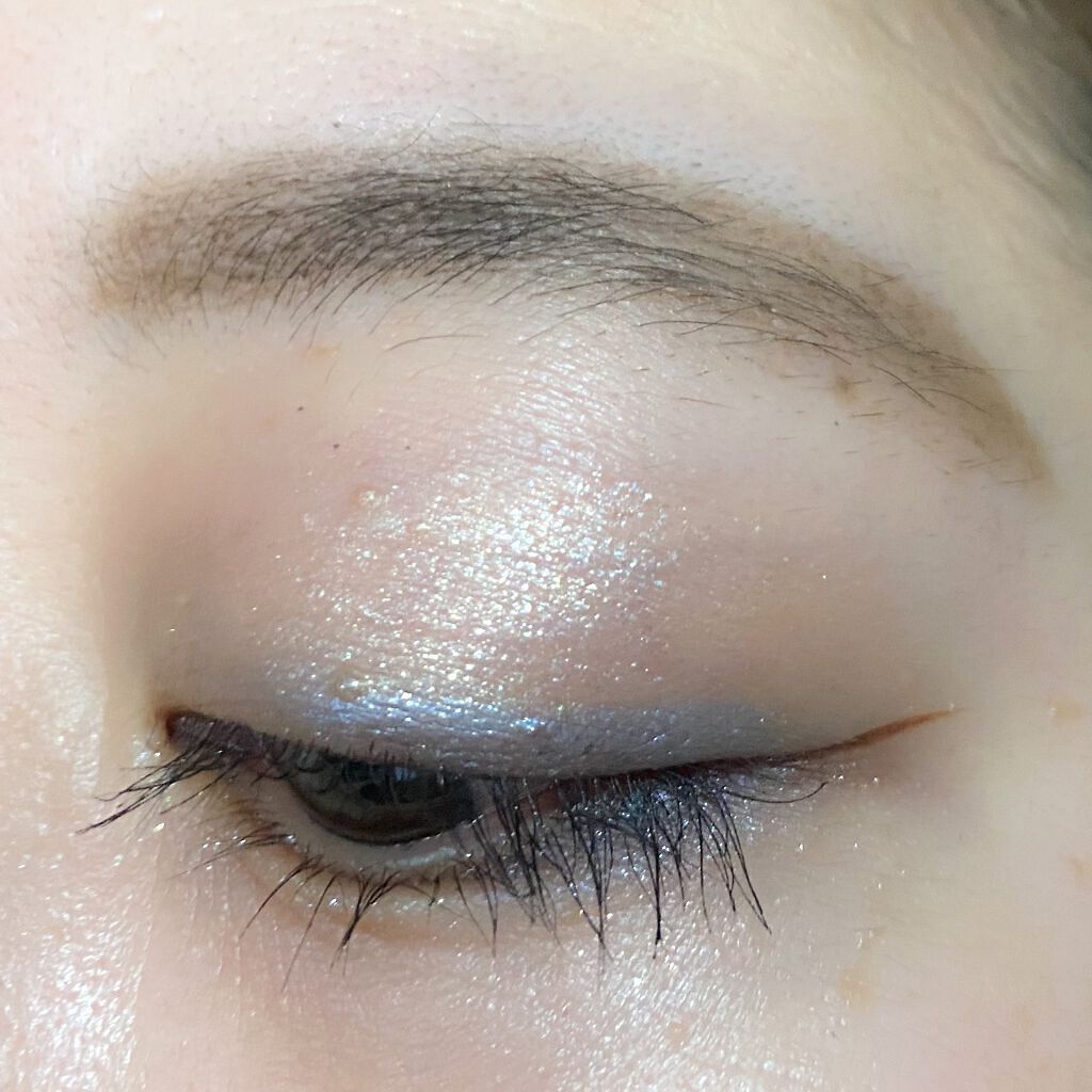 ザ アイシャドウ アンポリッシュ ジェム 105 London Blue Topaz/ADDICTION/単色アイシャドウを使ったクチコミ（2枚目）