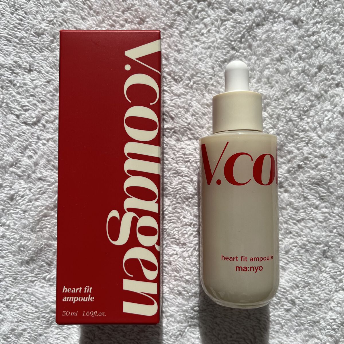 Vコラーゲン ハートフィットアンプル/manyo/美容液を使ったクチコミ（1枚目）