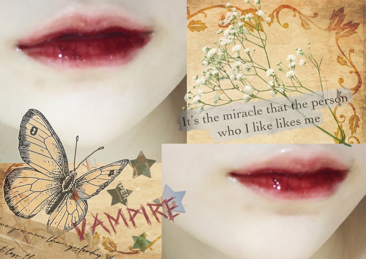 ドリーミーレイトナイト メロウティント/MERZY/リップティントを使ったクチコミ（2枚目）