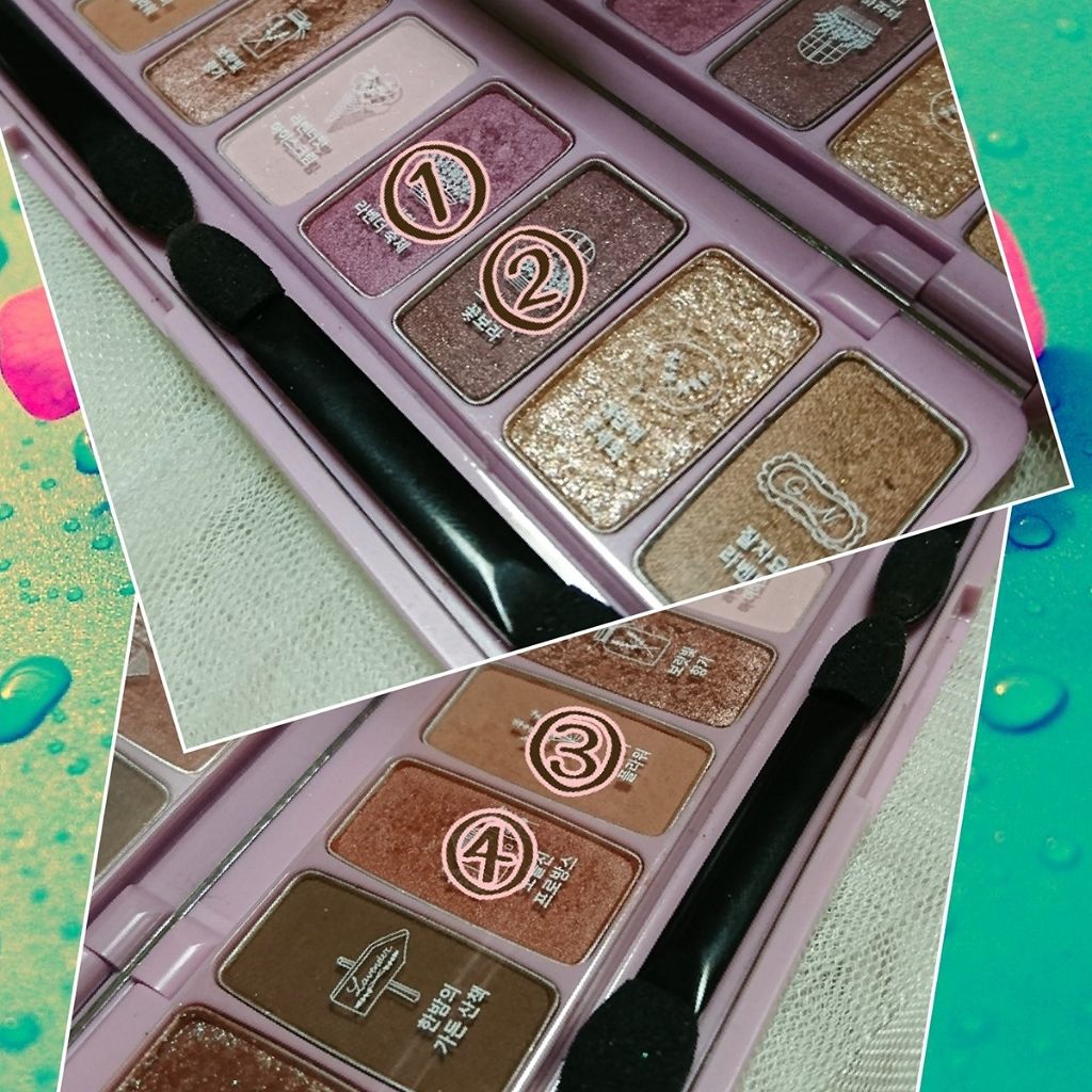 グリッタープリズム シャドウ/MISSHA/グリッターを使ったクチコミ(2枚目)