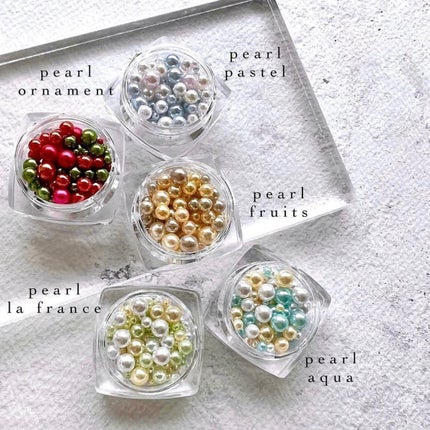 color pearl/Rusele/ネイルチップ・パーツを使ったクチコミ(2枚目)