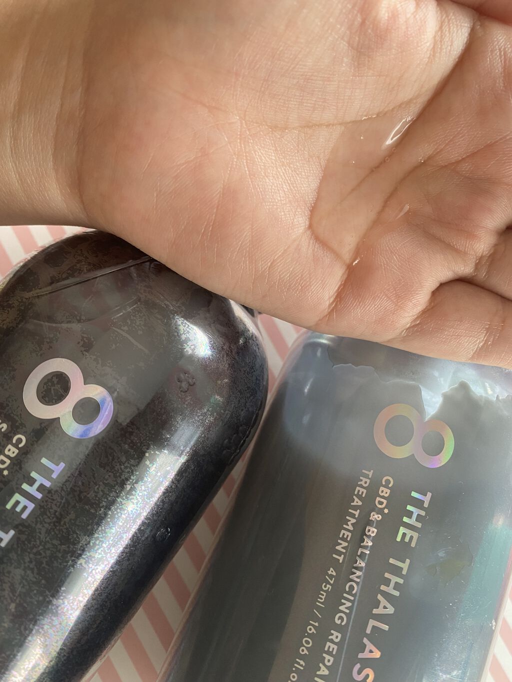 エイトザタラソ ユー CBD＆リフレッシング クレンズ 美容液シャンプー／CBD＆バランシング ダメージリペア 美容液ヘアトリートメント/エイトザタラソ/市販シャンプーを使ったクチコミ（2枚目）