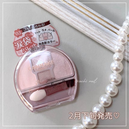 プランぷくコーデアイズ/キャンメイク/パウダーアイシャドウを使ったクチコミ(5枚目)