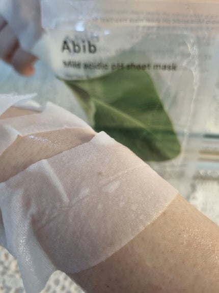 弱酸性pHシートマスク ドクダミフィット/Abib /シートマスク・パックを使ったクチコミ(4枚目)