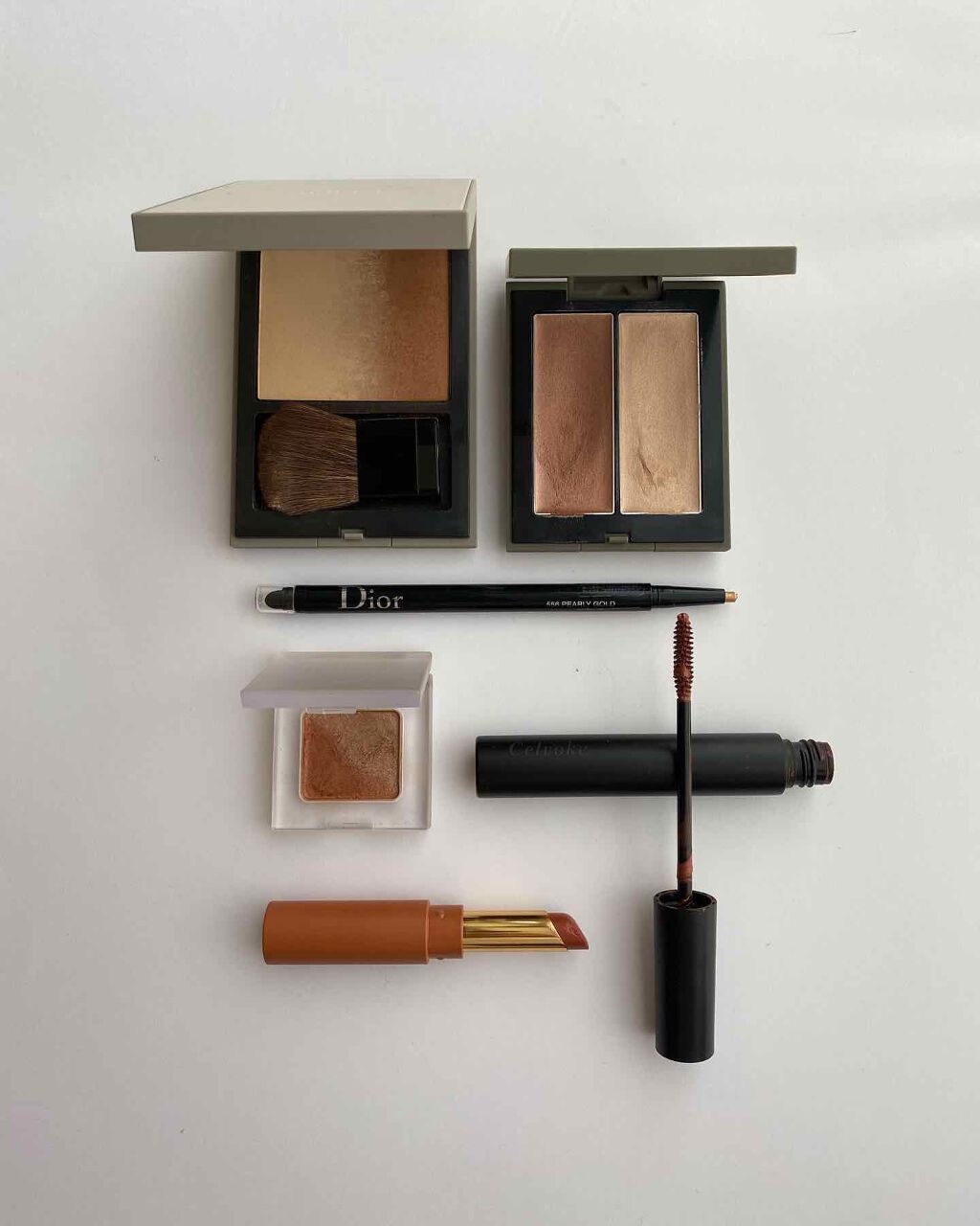 THREE シマリング グロー デュオ/THREE/クリームハイライトを使ったクチコミ（2枚目）