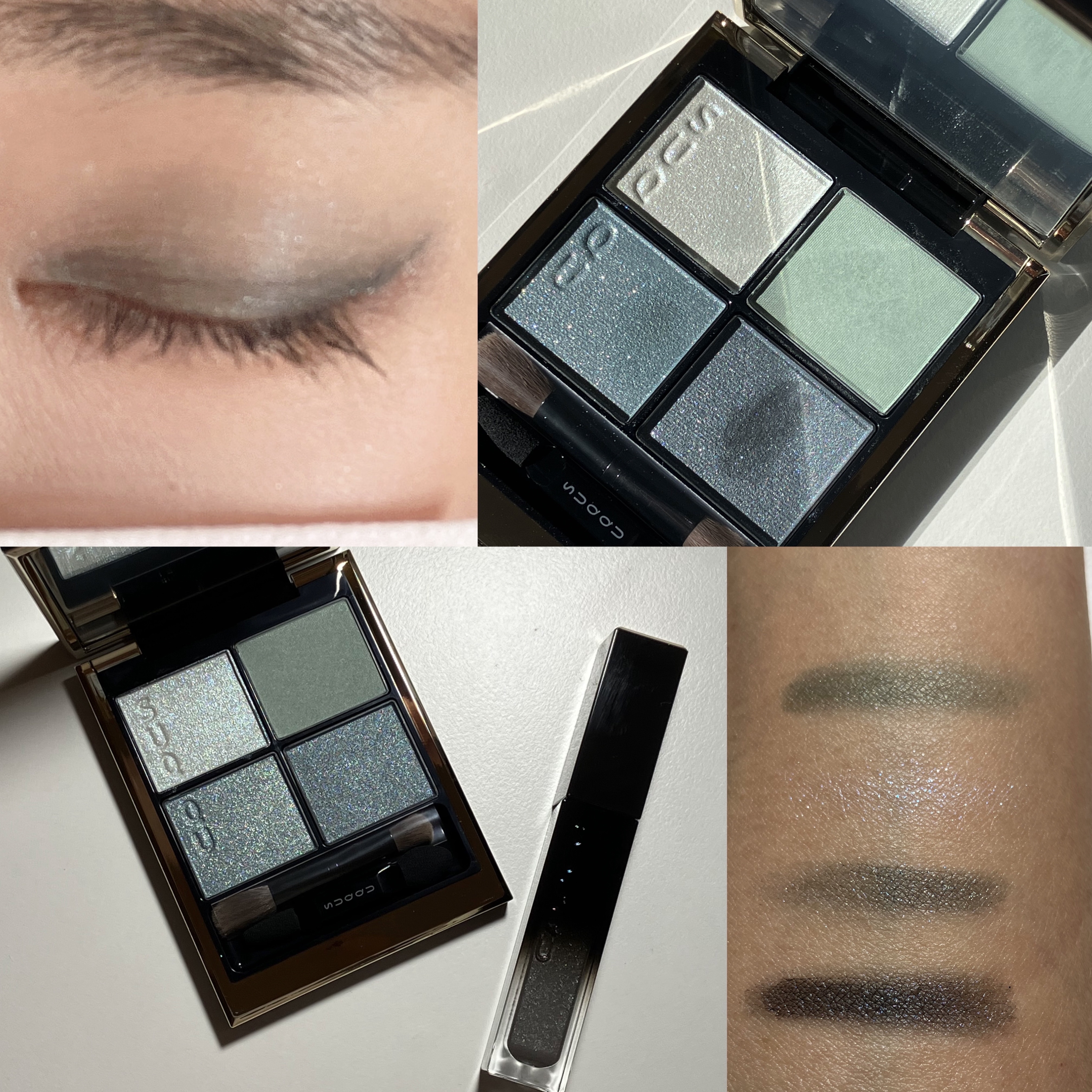 シグニチャー カラー アイズ 143 俄雪 -NIWAKAYUKI /SUQQU/アイシャドウパレットを使ったクチコミ（2枚目）