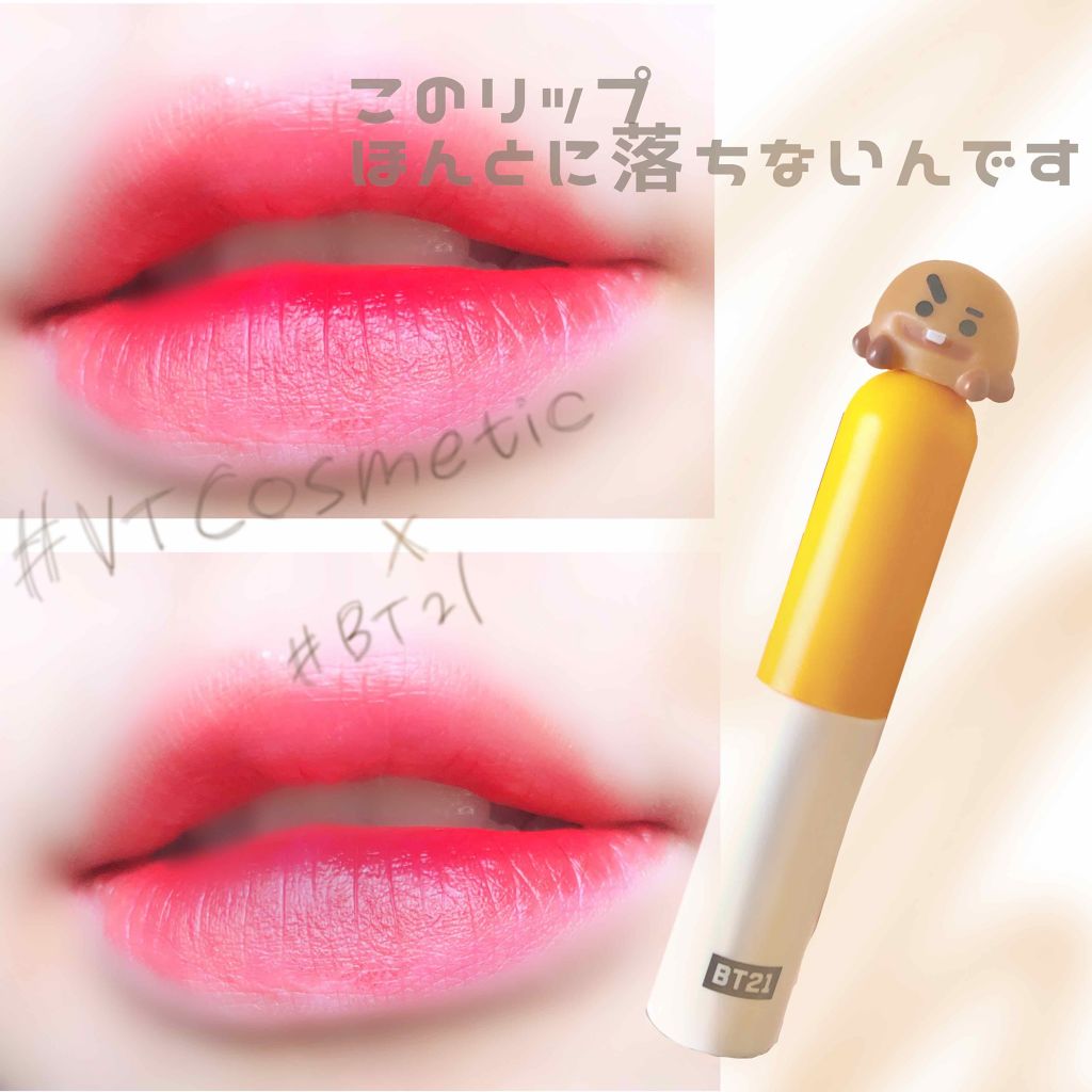 BT21 × VT Cosmetic glow lip lacquer/VT/リップグロスを使ったクチコミ(1枚目)