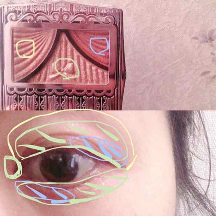 ジューシーピュアアイズ/キャンメイク/アイシャドウパレットを使ったクチコミ(2枚目)