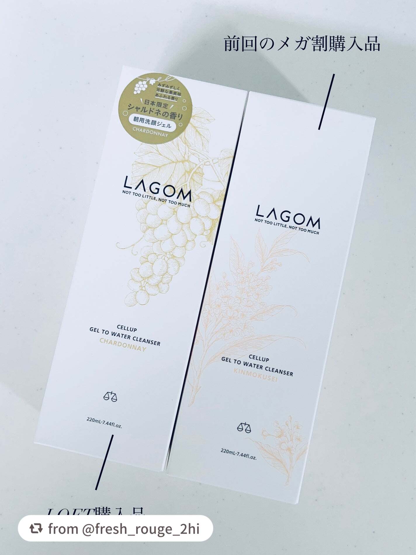ラゴム ジェルトゥウォーター クレンザー(朝用洗顔)/LAGOM /その他洗顔料を使ったクチコミ(2枚目)
