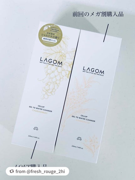 ラゴム ジェルトゥウォーター クレンザー(朝用洗顔)/LAGOM /その他洗顔料を使ったクチコミ(2枚目)