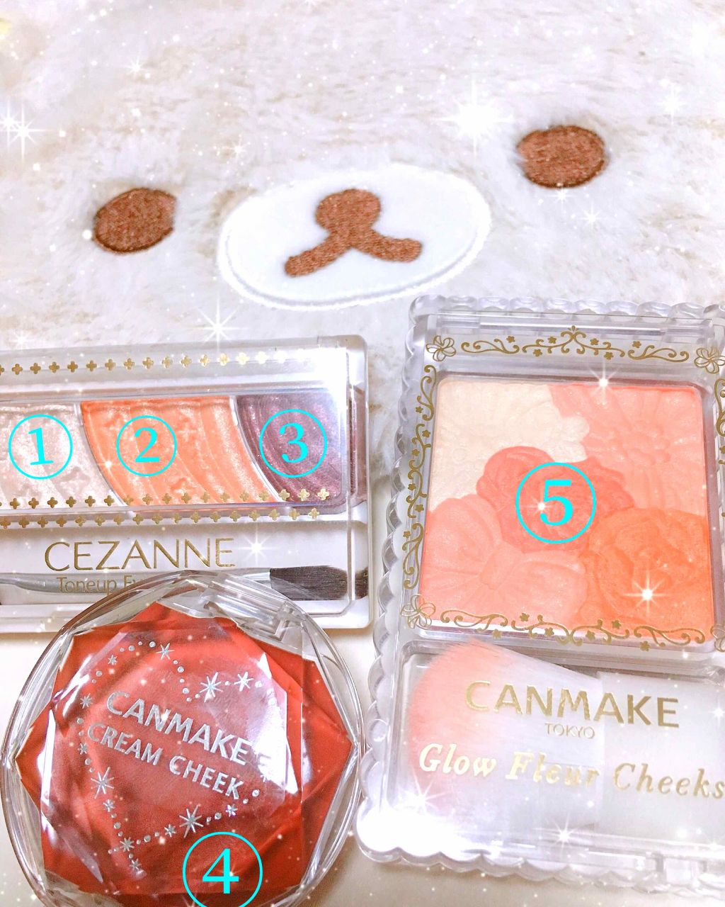 クリームチーク/キャンメイク/ジェル・クリームチークを使ったクチコミ（1枚目）