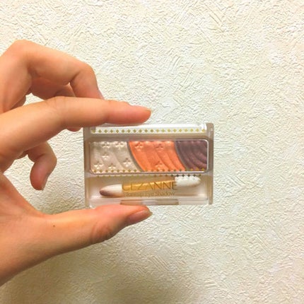 トーンアップアイシャドウ/CEZANNE/アイシャドウパレットを使ったクチコミ(1枚目)