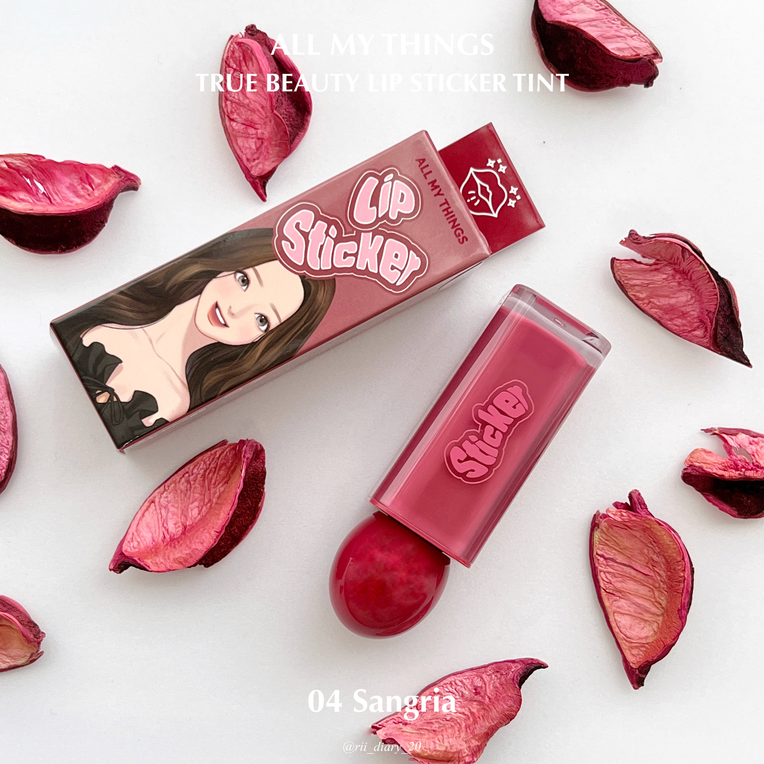 オールマイシングス リップスティッカーティント/all my things/リップティントを使ったクチコミ（1枚目）