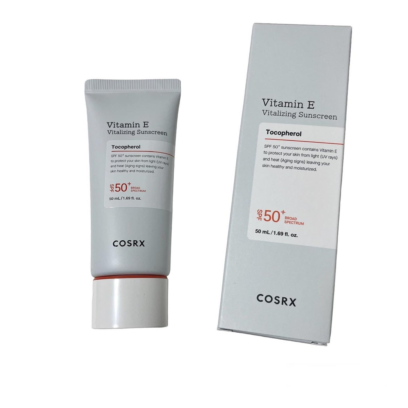 ビタミンEバイタライジングUVクリーム SFP50+/COSRX/日焼け止めクリームを使ったクチコミ(1枚目)