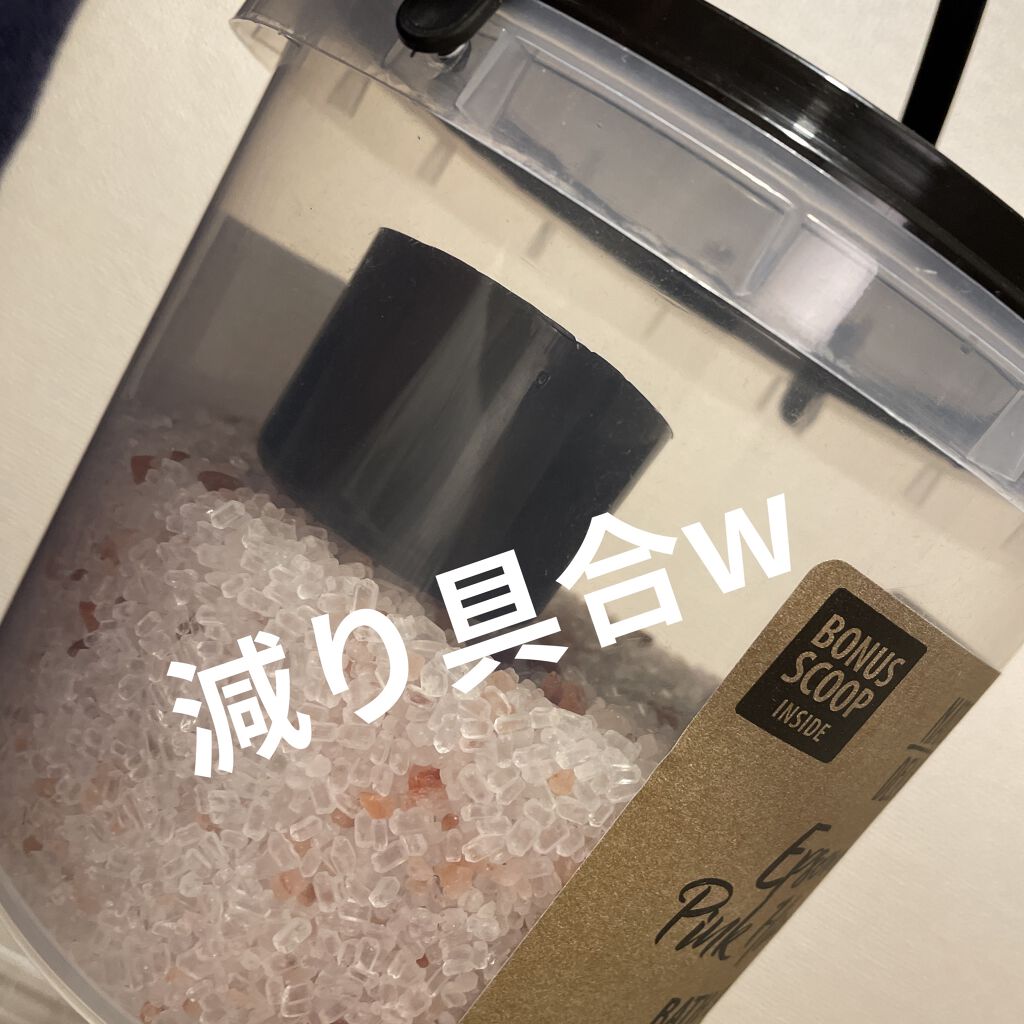 Epsom & Pink Himalayan Bath Salt/Natures Delight/無機塩系入浴剤を使ったクチコミ（2枚目）