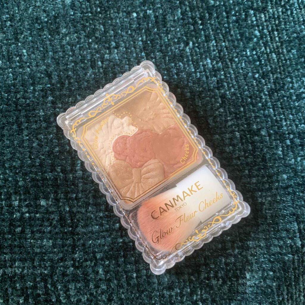 グロウフルールチークス/キャンメイク/パウダーチークを使ったクチコミ（1枚目）