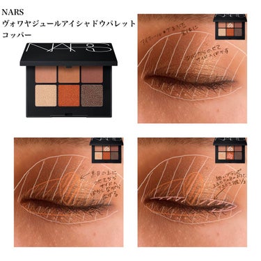 ヴォワヤジュールアイシャドウパレット 1191/NARS/アイシャドウパレットを使ったクチコミ（2枚目）