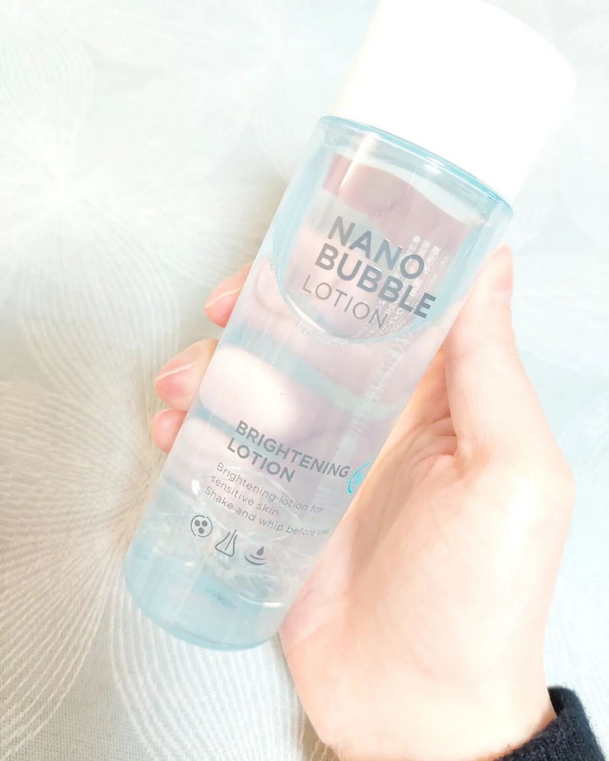 薬用W・ナノバブルホワイトローション/ホワイピュア/化粧水を使ったクチコミ（2枚目）