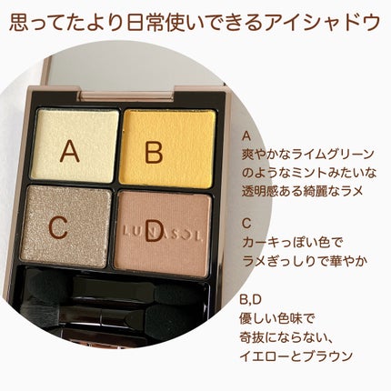 アイカラーレーション/LUNASOL/アイシャドウパレットを使ったクチコミ(3枚目)