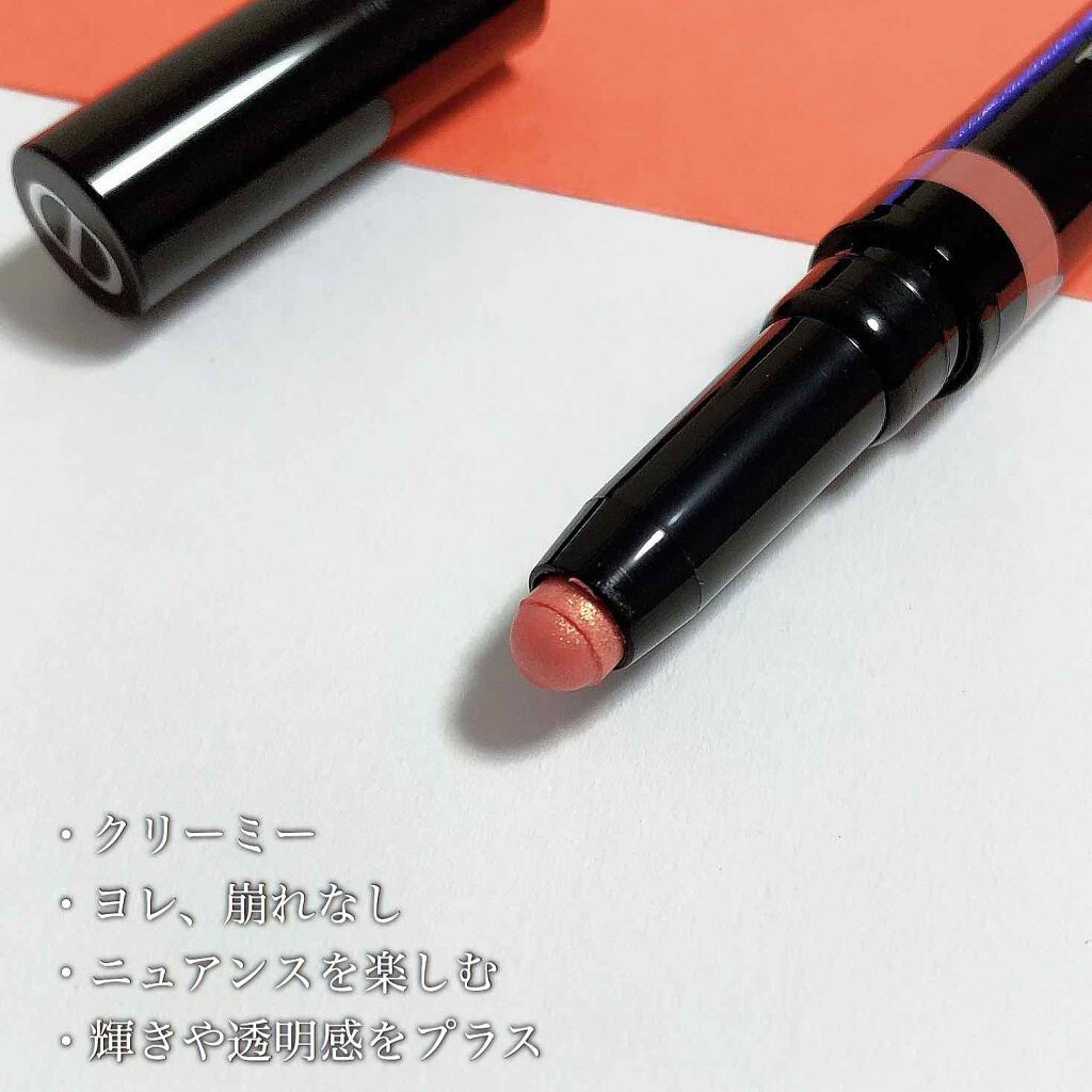 ディオールショウ カラー＆コントゥール デュオ 002 ピーチ/ブラウン/Dior/ペンシルアイライナーを使ったクチコミ（2枚目）