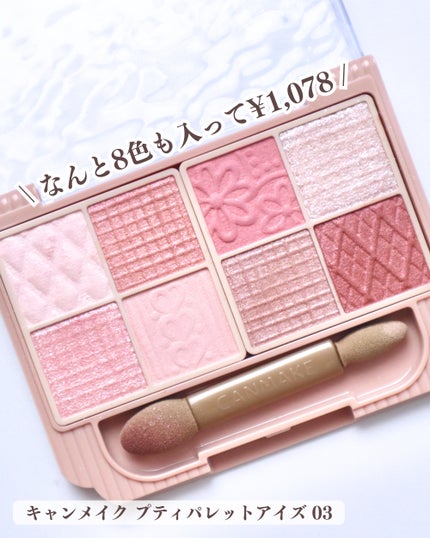 プティパレットアイズ/キャンメイク/パウダーアイシャドウを使ったクチコミ(2枚目)
