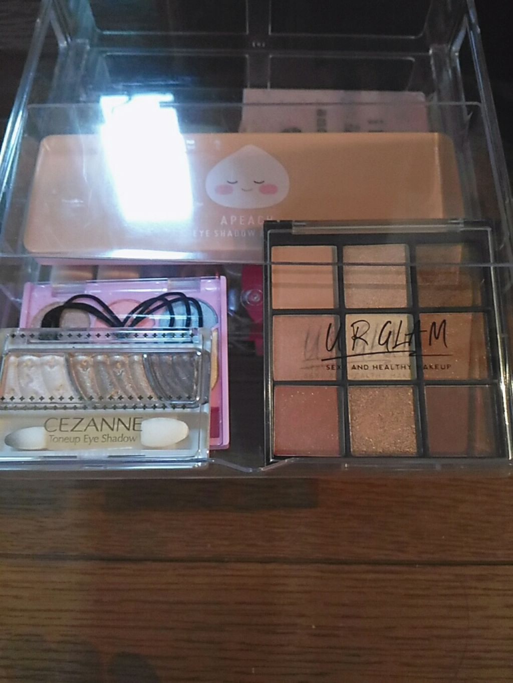 3段式クリアーケース/DAISO/その他化粧小物を使ったクチコミ（2枚目）