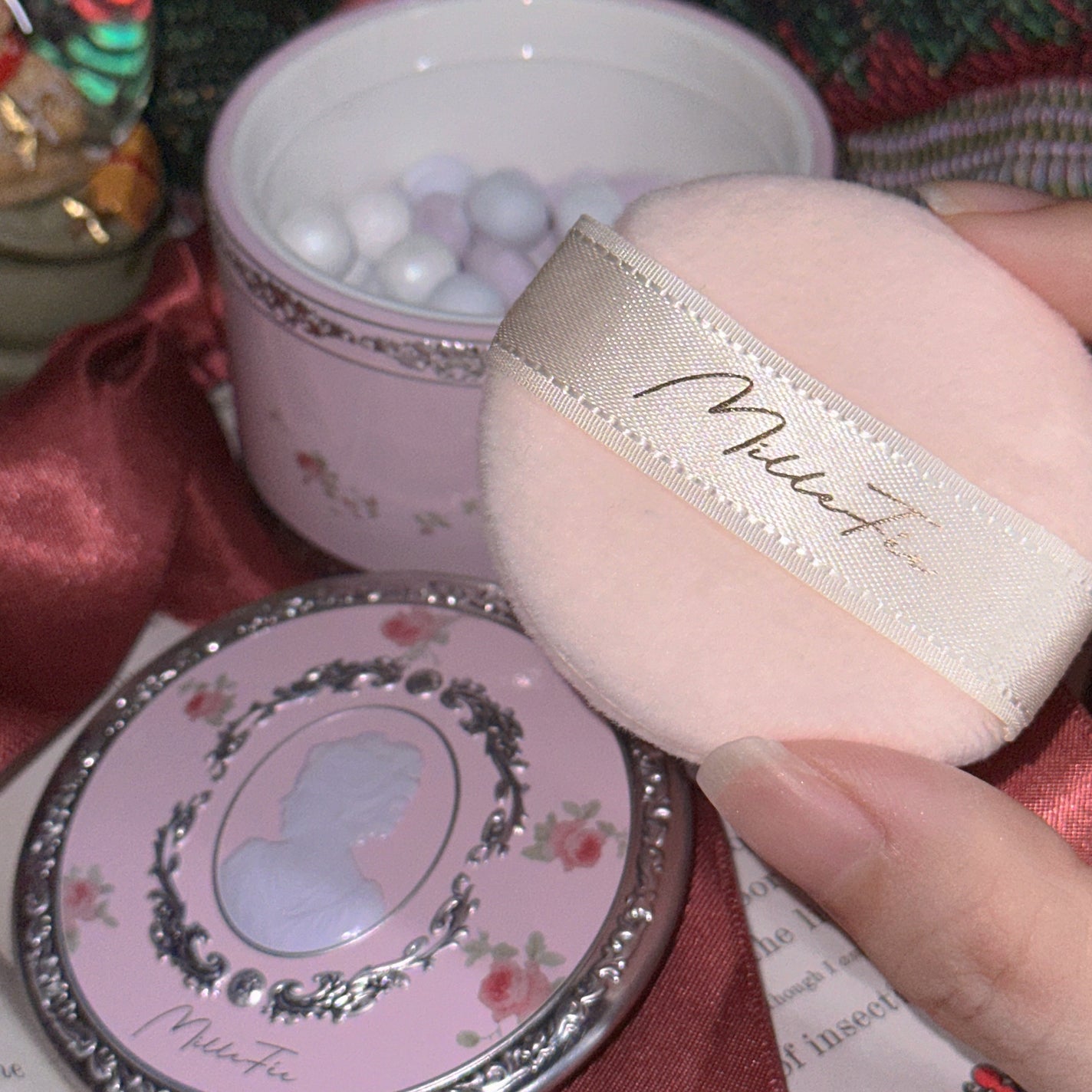 アントワネットペルルフェイスパウダー/MilleFée/ルースパウダーを使ったクチコミ(5枚目)