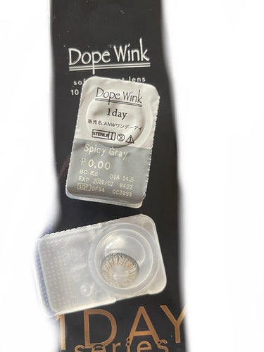 Dope Wink DopeWink 1dayのクチコミ「【使った商品】

Dope Wink
DopeWink1day
スパイシーグレー

【良いとこ.....」（2枚目）