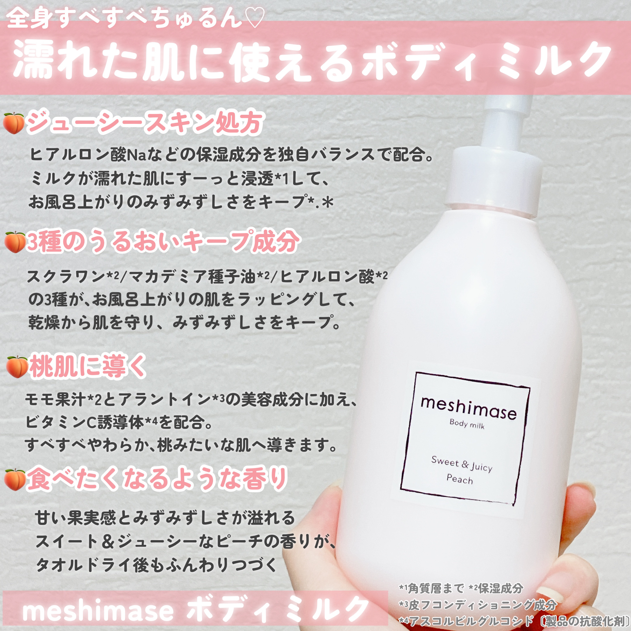 ボディミルク/meshimase/ボディミルクを使ったクチコミ（2枚目）