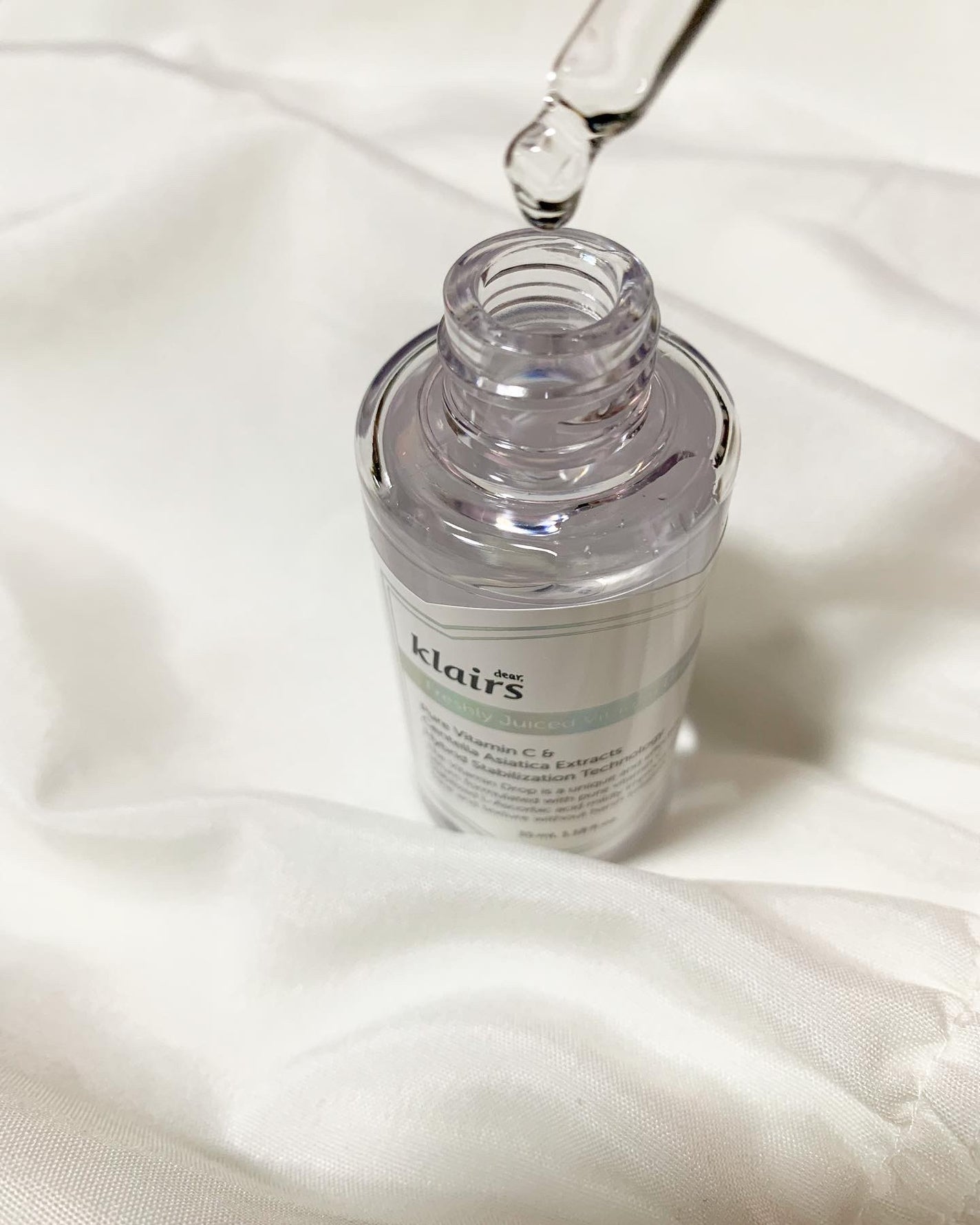 フレッシュリージュースドビタミンドロップ(35ml)/Klairs/美容液を使ったクチコミ(2枚目)