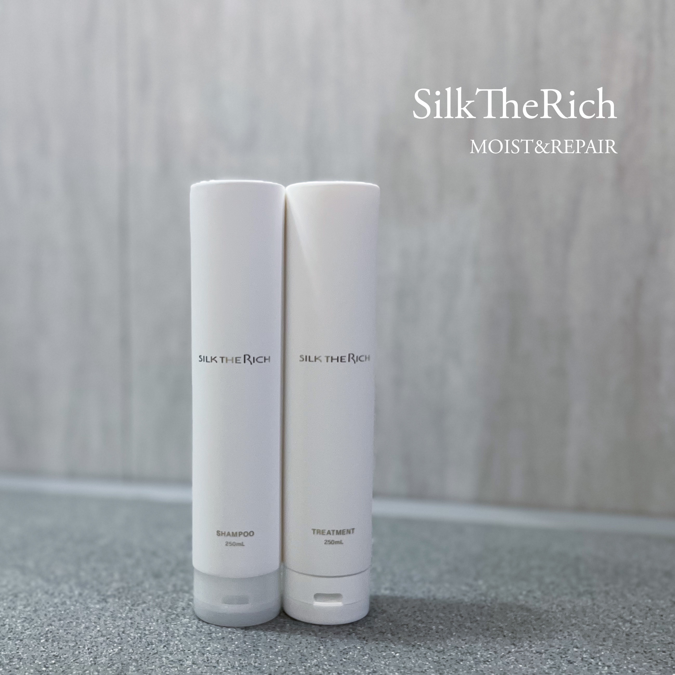 SILK THE RICH モイスト&リペア シャンプー・トリートメント/SILK THE RICH/市販シャンプーを使ったクチコミ（1枚目）