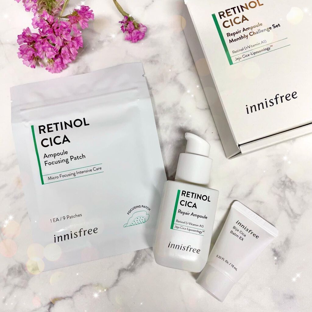 レチノール シカ リペア セラム スペシャルセット/innisfree/美容液を使ったクチコミ(8枚目)