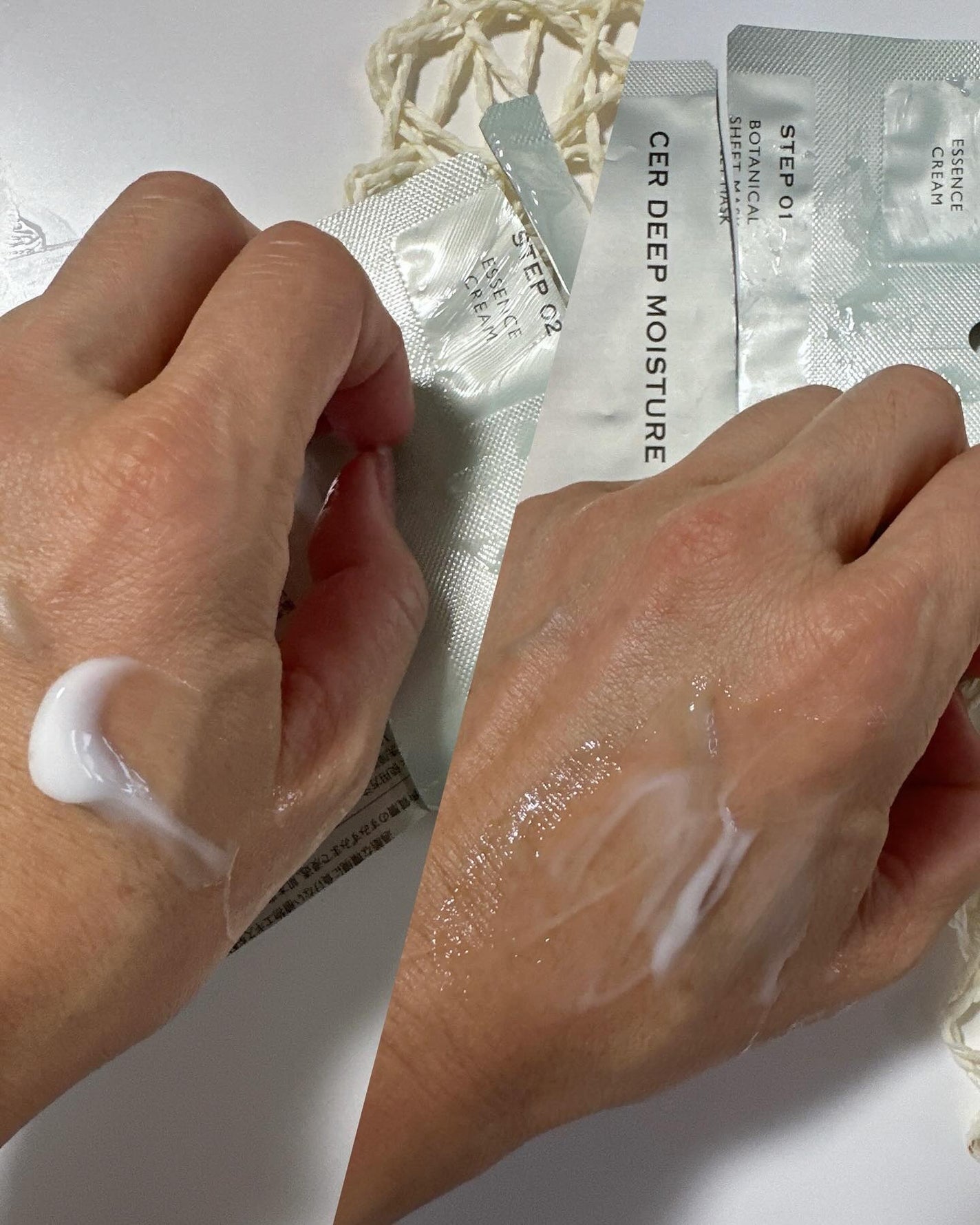 ディープモイスチャー マスク (ケアクリーム付き)/cerXcer/シートマスク・パックを使ったクチコミ(8枚目)