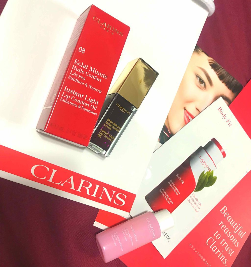 コンフォート リップオイル /CLARINS/リップグロスを使ったクチコミ(1枚目)
