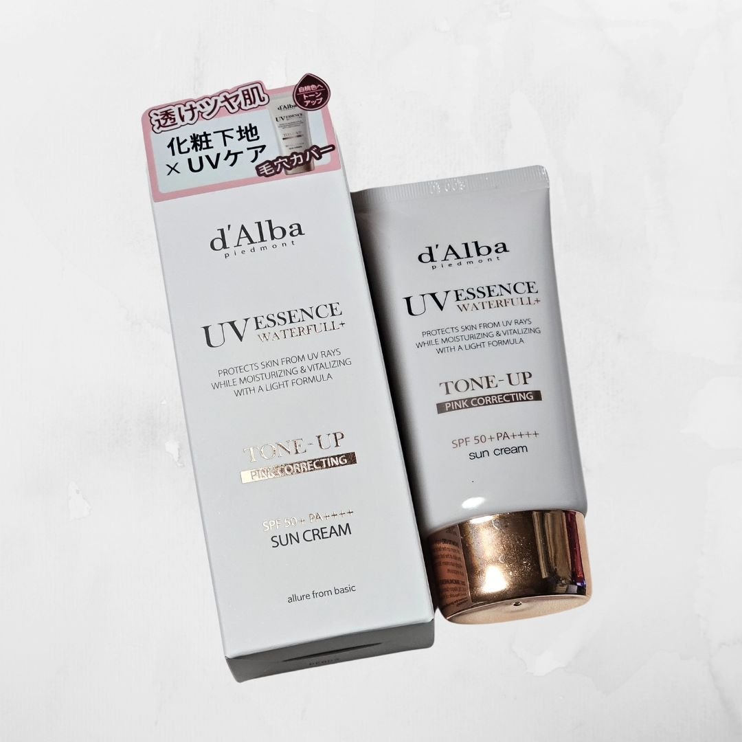 ウォータフルトーンアップサンクリーム/ダルバ/日焼け止めクリームを使ったクチコミ（1枚目）