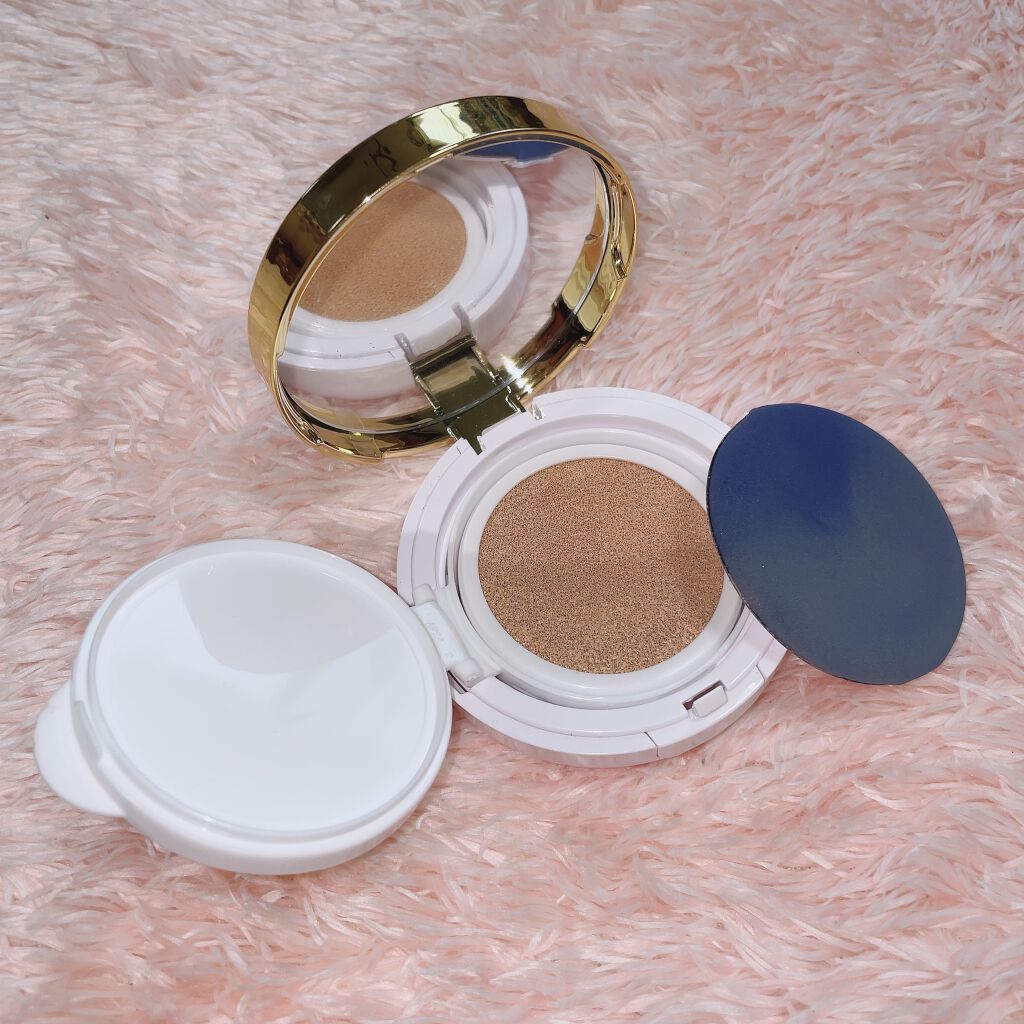 モイスチャークッションファンデーション/コスメドール/クッションファンデーションを使ったクチコミ（2枚目）